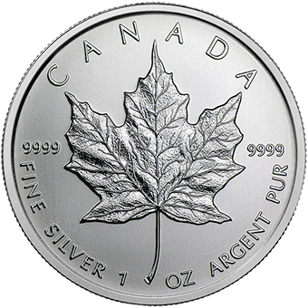 1oz Silver Maple Leaf Coins